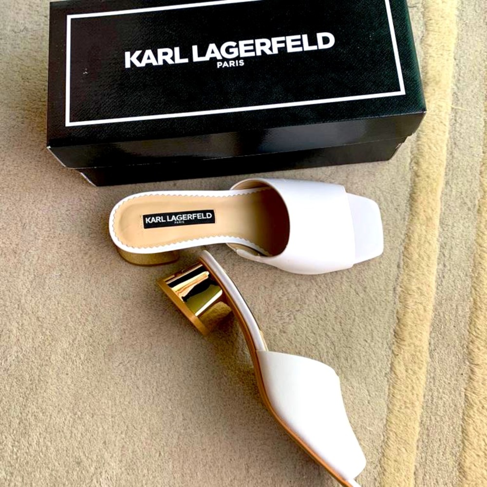 Beautiful Shoes Karl has such good taste. 7.5 size